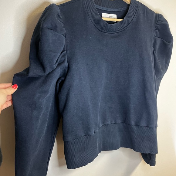 Sold Out brand the just enough navy blue sweatshirt size large - Picture 3 of 6